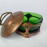 Very rare Jugendstil butter dish by Joseph Maria Olbrich for WMF.