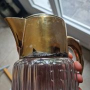 Jug for orangeade with crystal cooler, Hans Knabel, Esslingen.