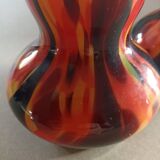 Paire de vase en verre vintage