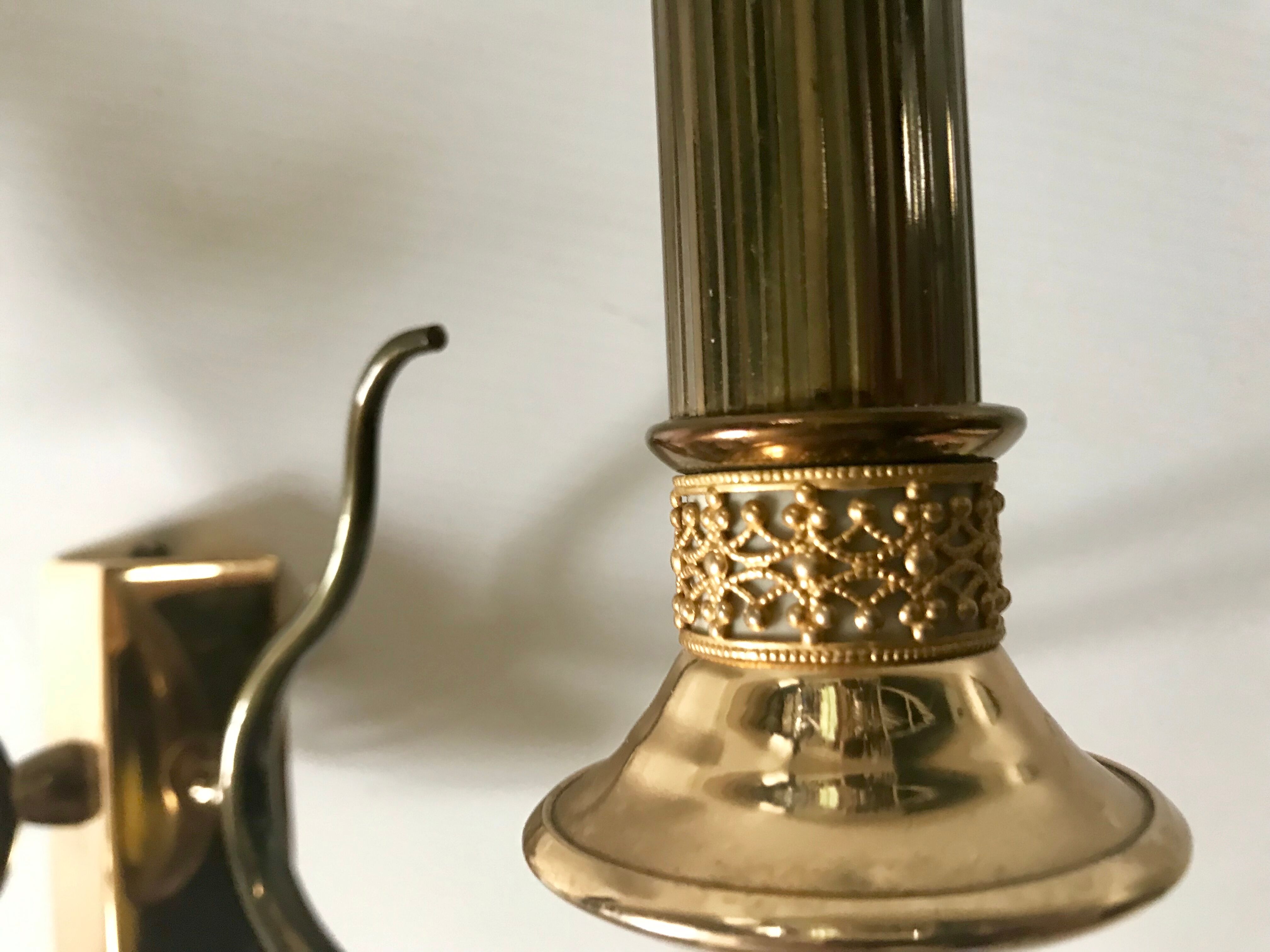 Brass wall lamp circa 1950