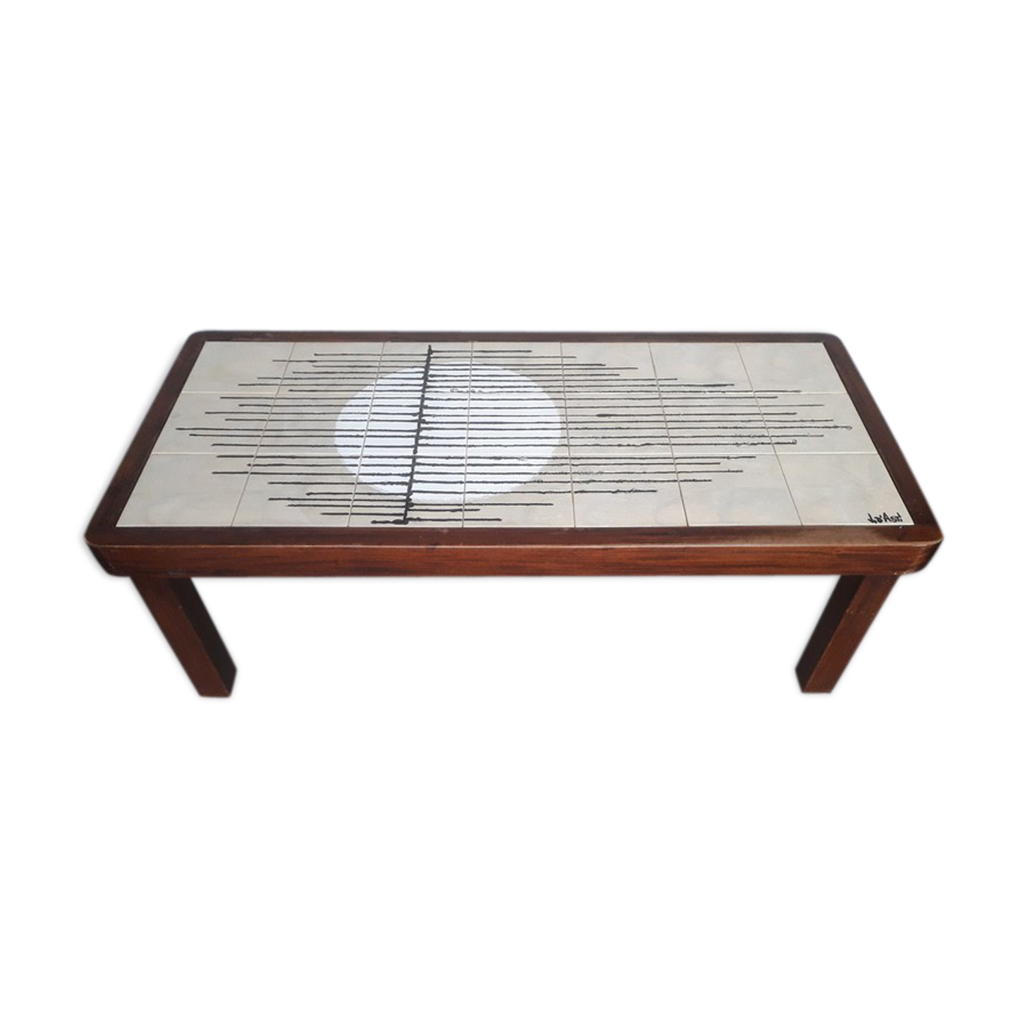 1960 Coffee Table : Danish Teak Coffee Table With Magazine Rack 1960s For Sale At Pamono : Midcentury modern 1960 vintage walnut coffee table, signed lane #35736.