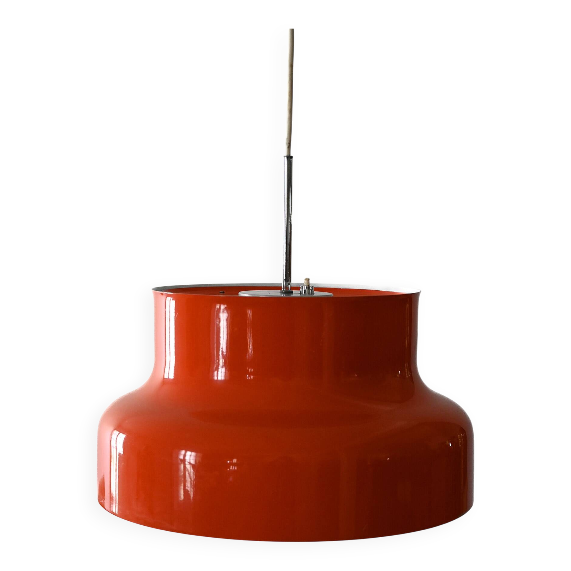 Red “Bumlingen” Pendant Lamp, by Anders Pehrson