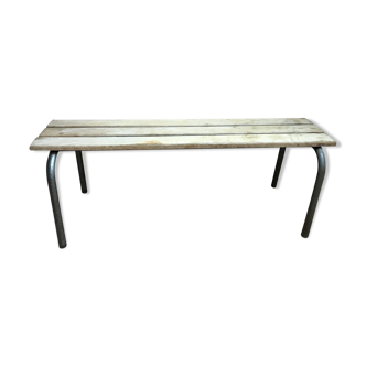 Authentic schoolboy's bench