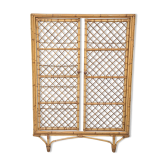 Rattan wardrobe