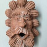 Terracotta wall sculpture, Italian handcrafted
