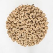 Vintage ottoman made of rope