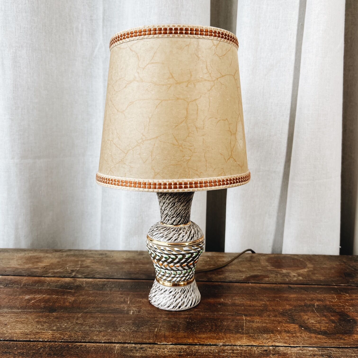 Ceramic lamp "Jacques Breugnot"