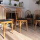 Set of 8 bistro chairs
