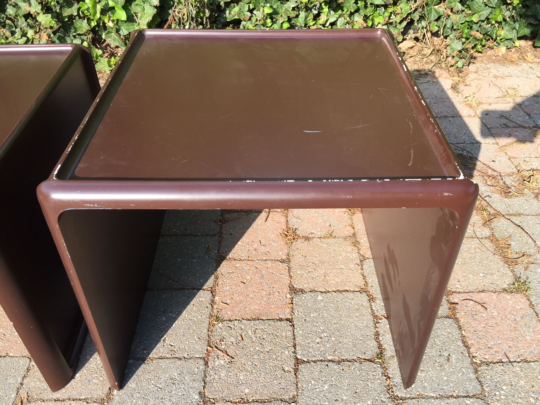 3 tables gigognes de Peter Ghyczy pour Horn Collection 1970 | Selency