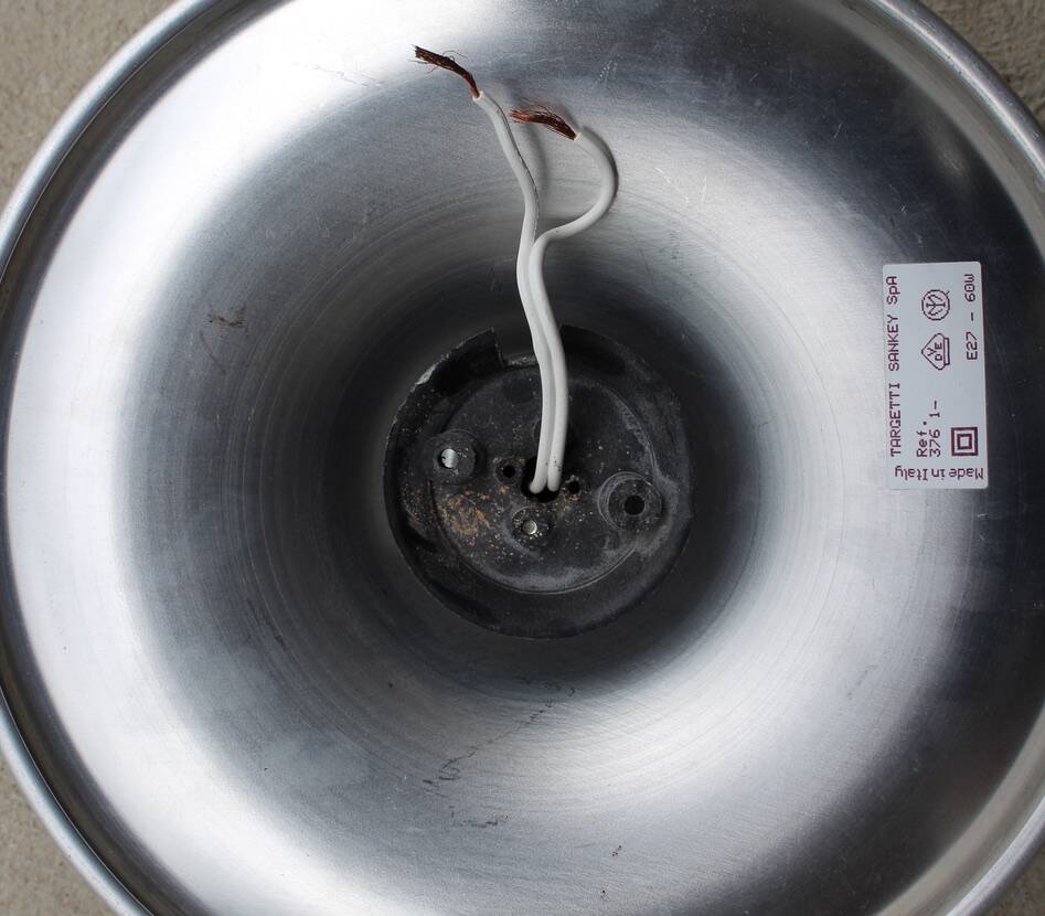 Targetti Sankey wall light, ceiling light, 1970s