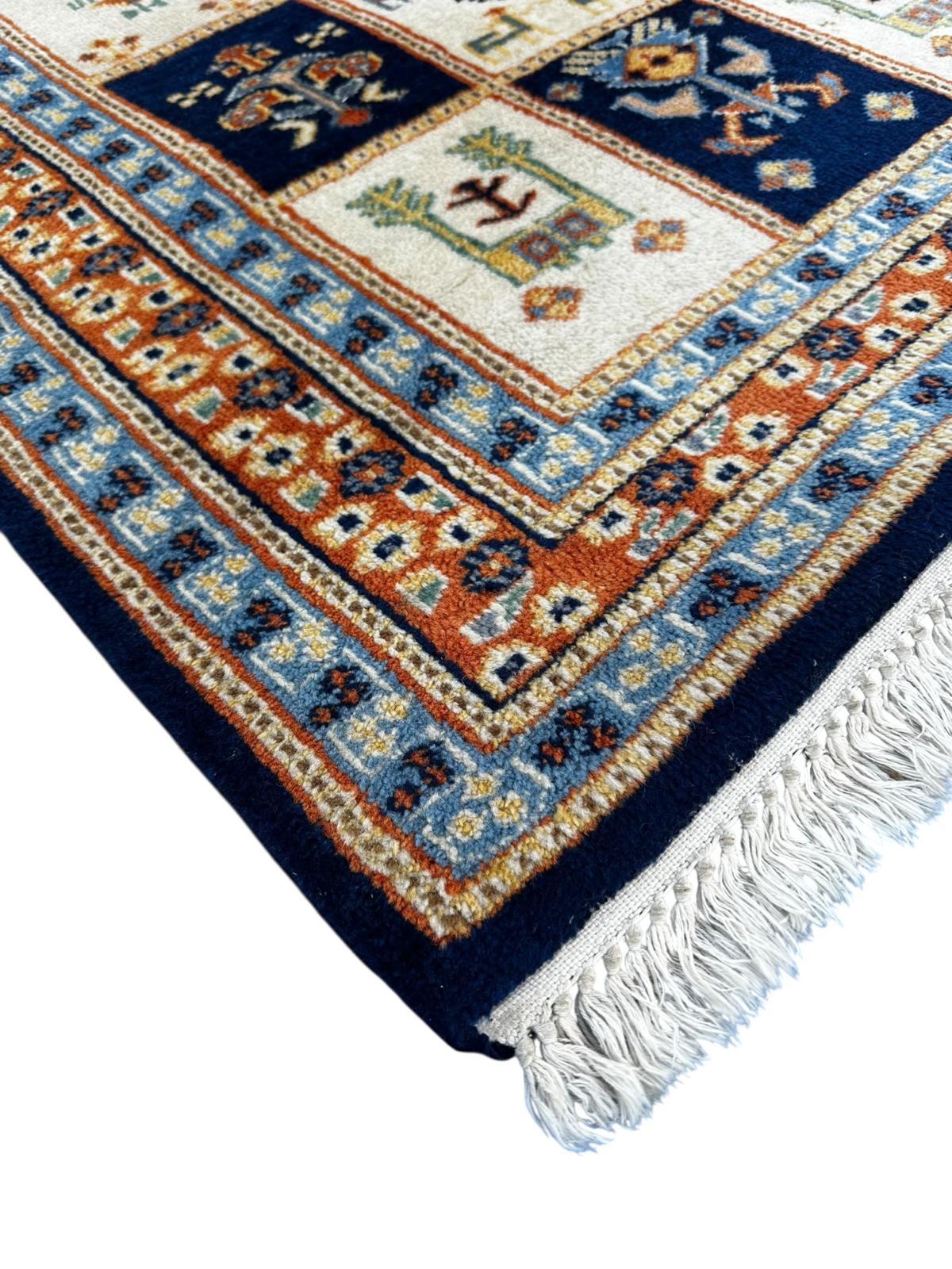 Handmade Indian rug 160cm x 90cm