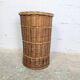 Vintage wicker umbrella stand