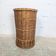 Porte parapluie vintage en osier