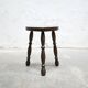 Tabouret vintage en bois