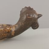 André Bodin zoomorphic cup signed in sandstone