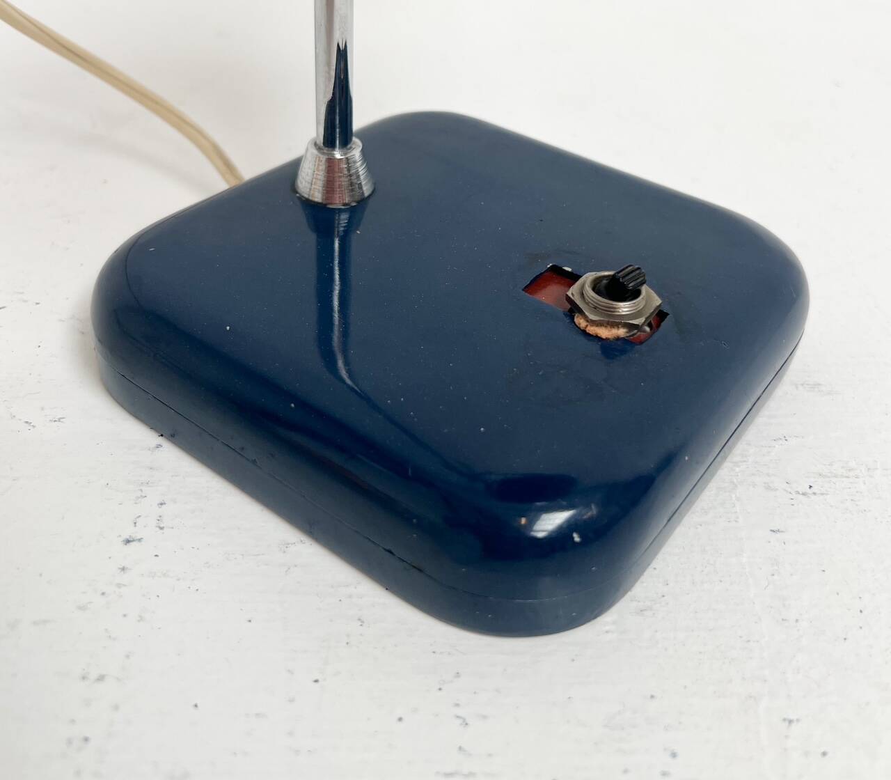 Lampe de table bleue Space Age, années 1960