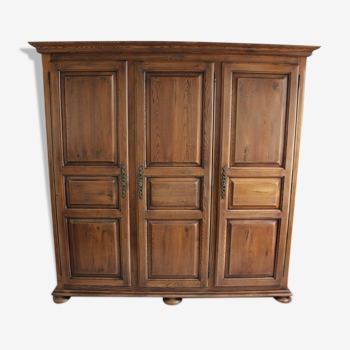 Rustic oak cabinet