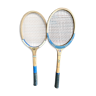 Pair of vintage tennis rackets