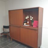 Numbered wooden sideboard design 1970