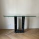 Vintage black marble console from Cattelan Italia