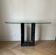 Console vintage en marbre noir de Cattelan Italia