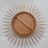 Mirror soleil metal dore 40cm