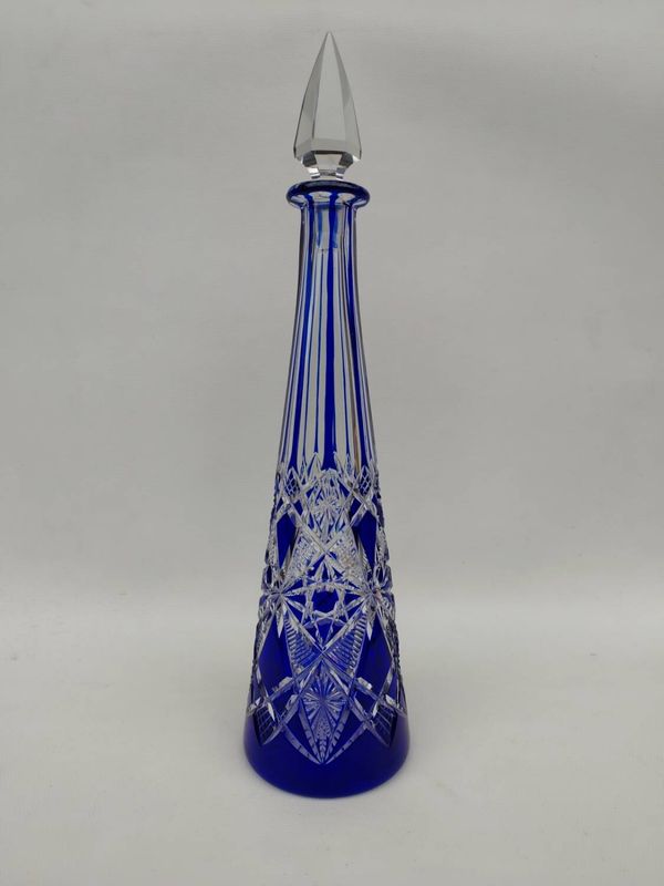 Carafe en cristal de Baccarat, modèle Lagny, vers 1910-1920