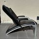 WK Wohnen Spot 698 reclining black lounge chair by Stefan Heiliger, 1980s