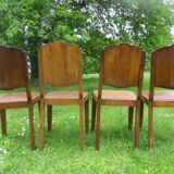 4 Art-deco Circa Chairs 1940
