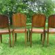 Set de 4 chaises art-deco circa 1940