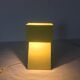 Pair of folded metal bedside lamps 1950