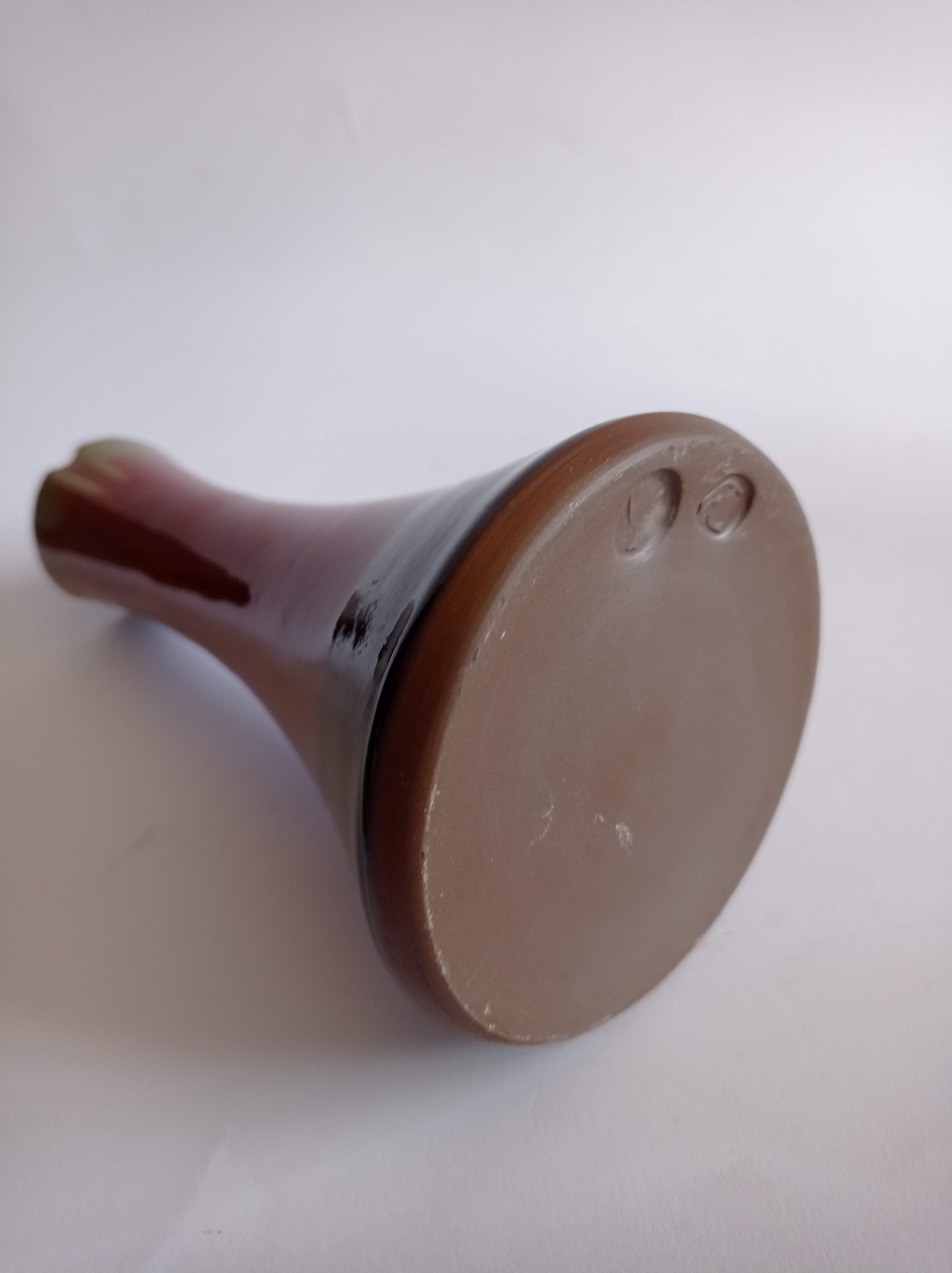 Ceramic vase signed