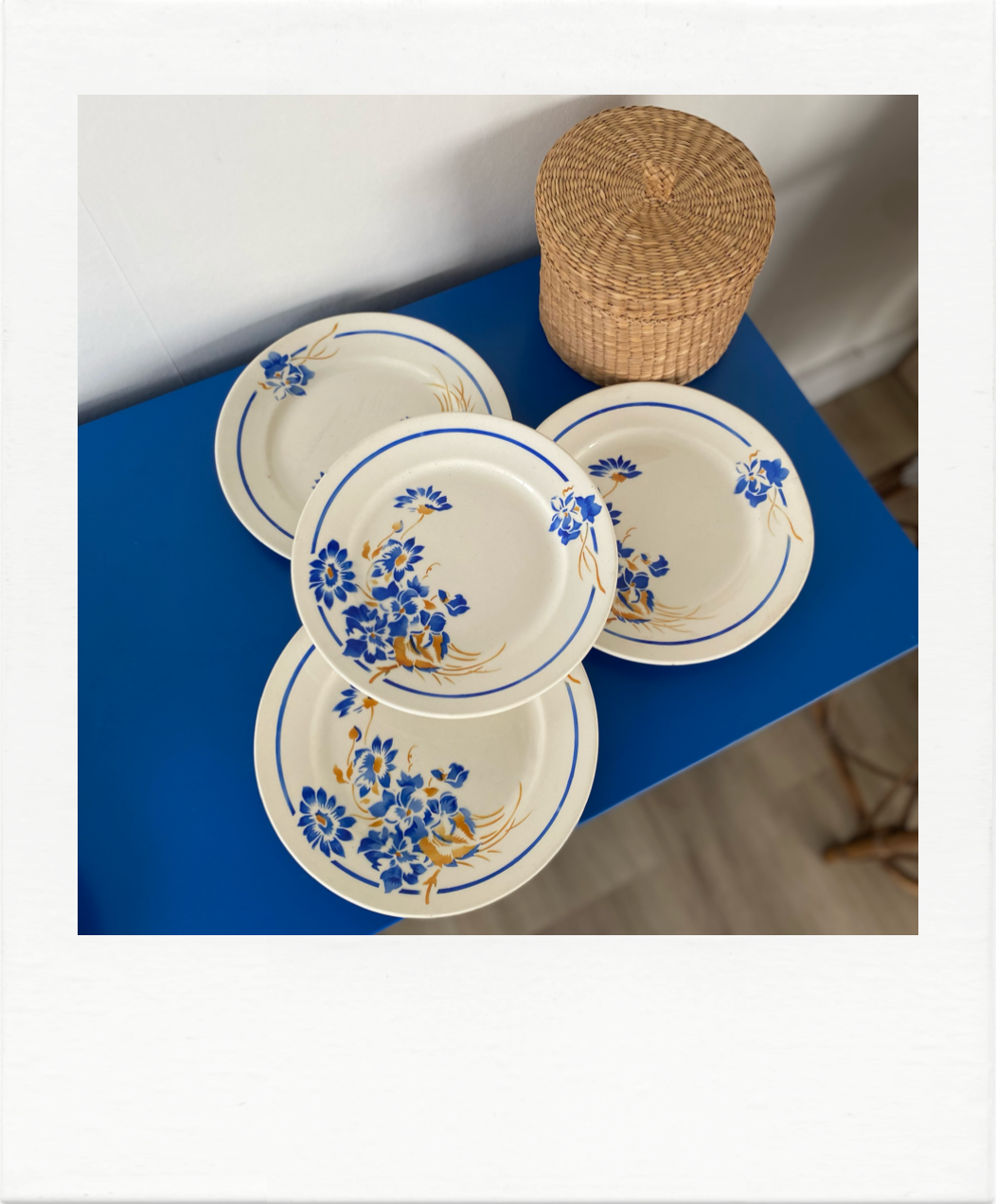Set Lunéville plates and dish