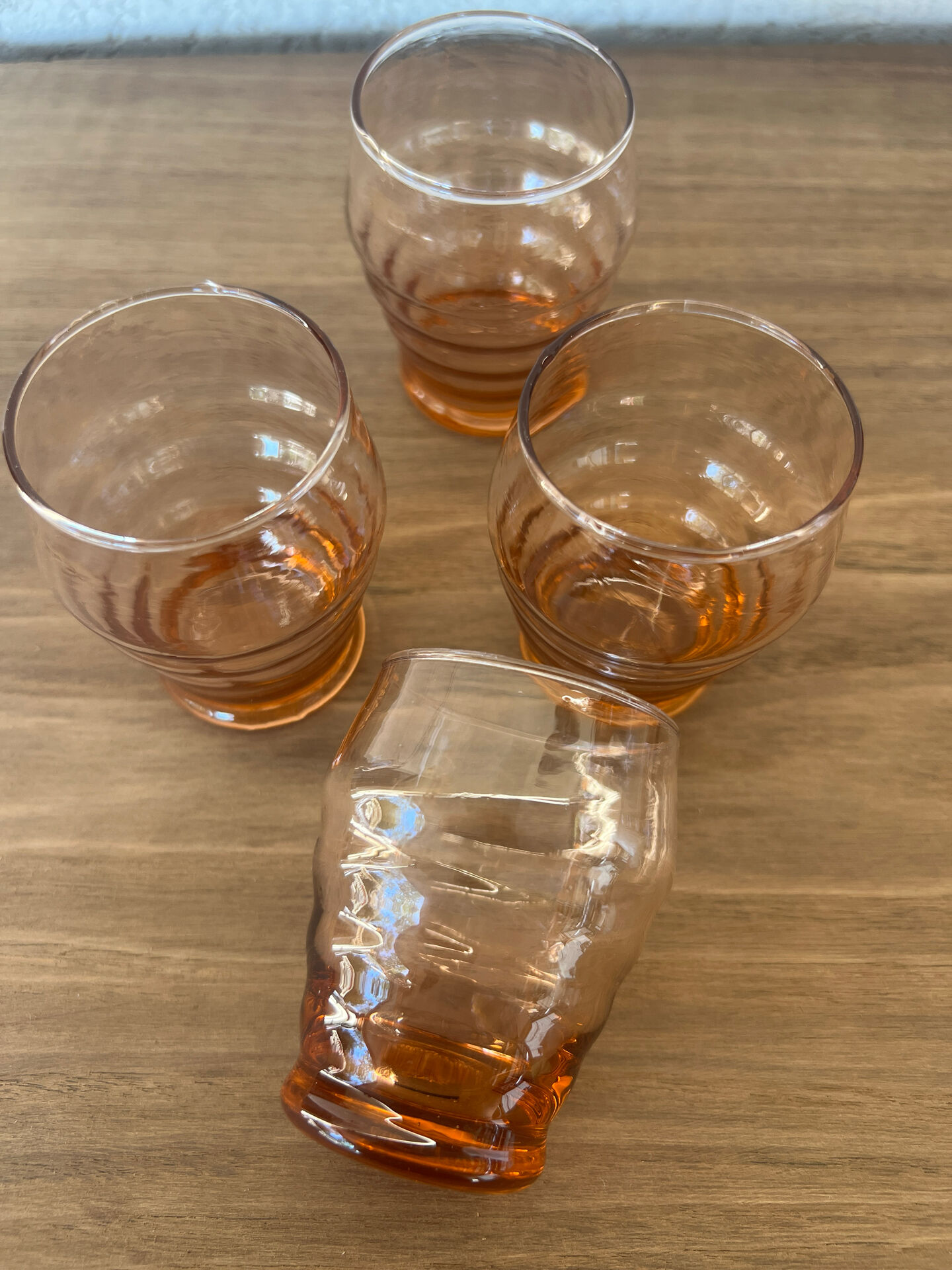 Ensemble carafe et 4 verres