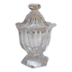Glass or crystal mustard pot