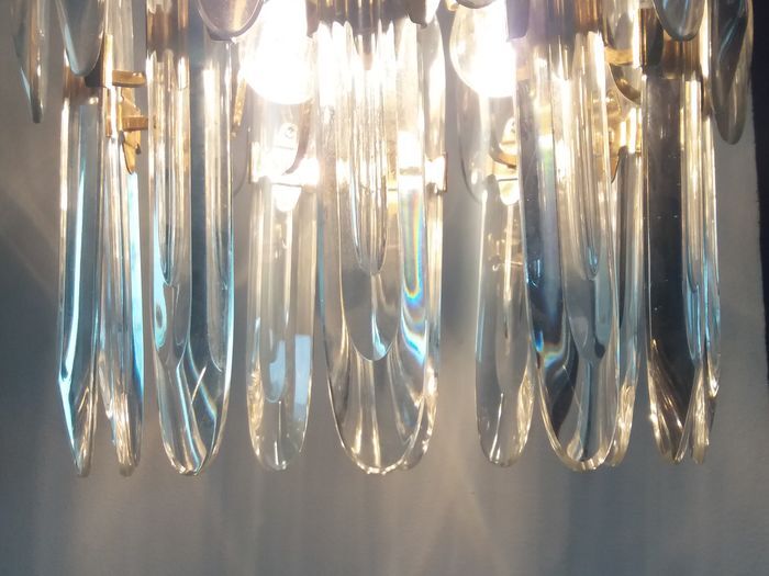 Brass chandelier from Sciolari