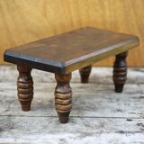 Wooden stool, small stool, plant holder, interior decoration, wood stool Measurement: height 16