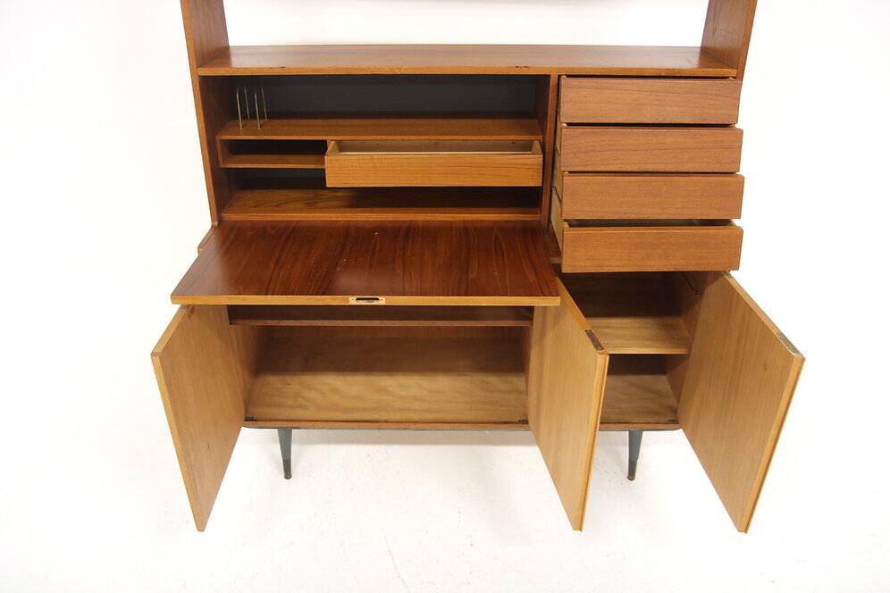 Scandinavian teak secretary, Bräntorps, Sweden, 1960