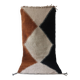Berber wool rug 250x120cm