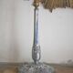 Art Deco table lamp, living room lamp, floral lamp base