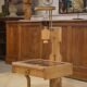 Oak bedside table by Guillerme and Chambron for Your House 1950s