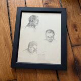 Drawing "My Dad" 1905 in graphite