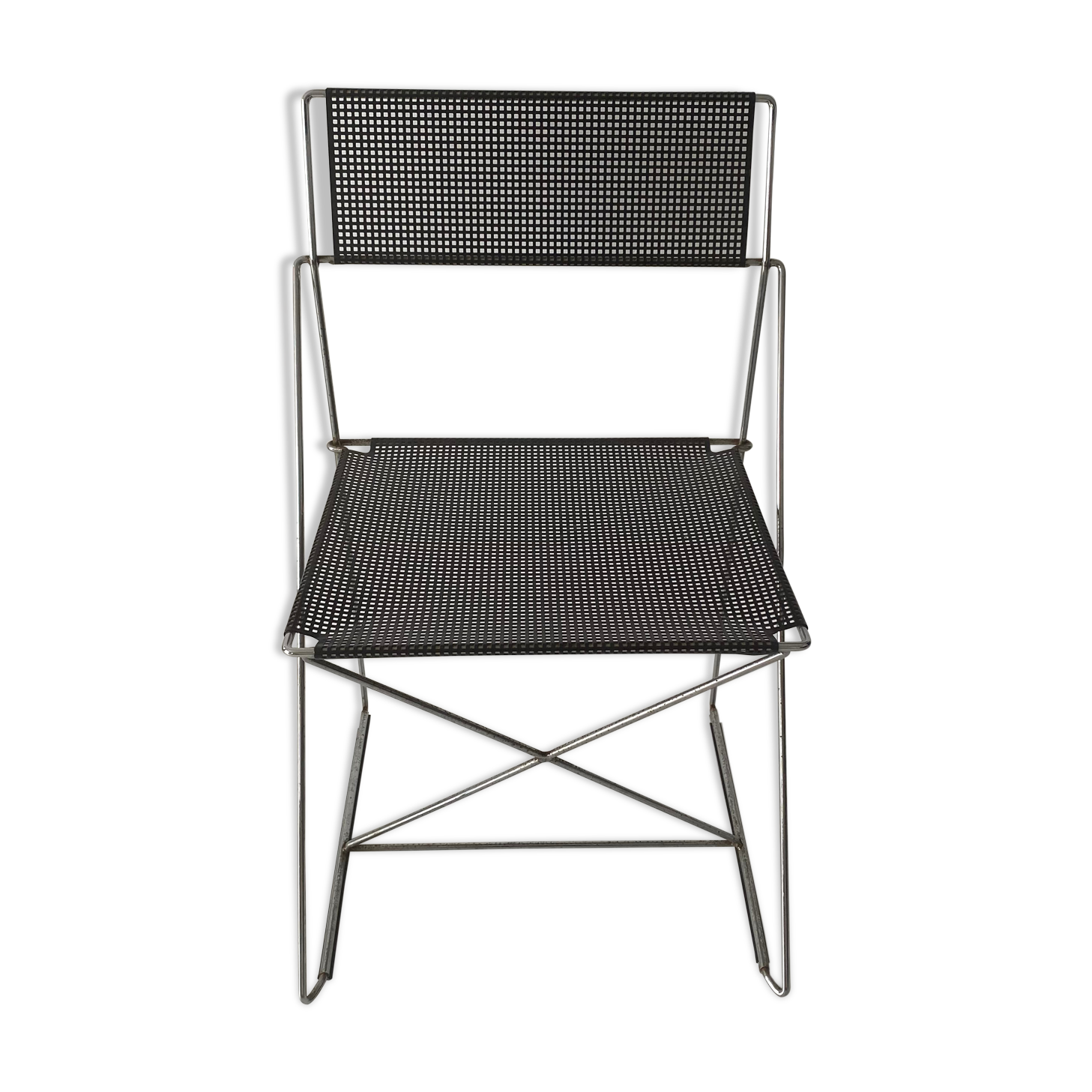 Nuova X line wired chair by Niels Jorgen Haugesen
