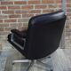 Fauteuil de bureau en cuir " Vaghi "design italien