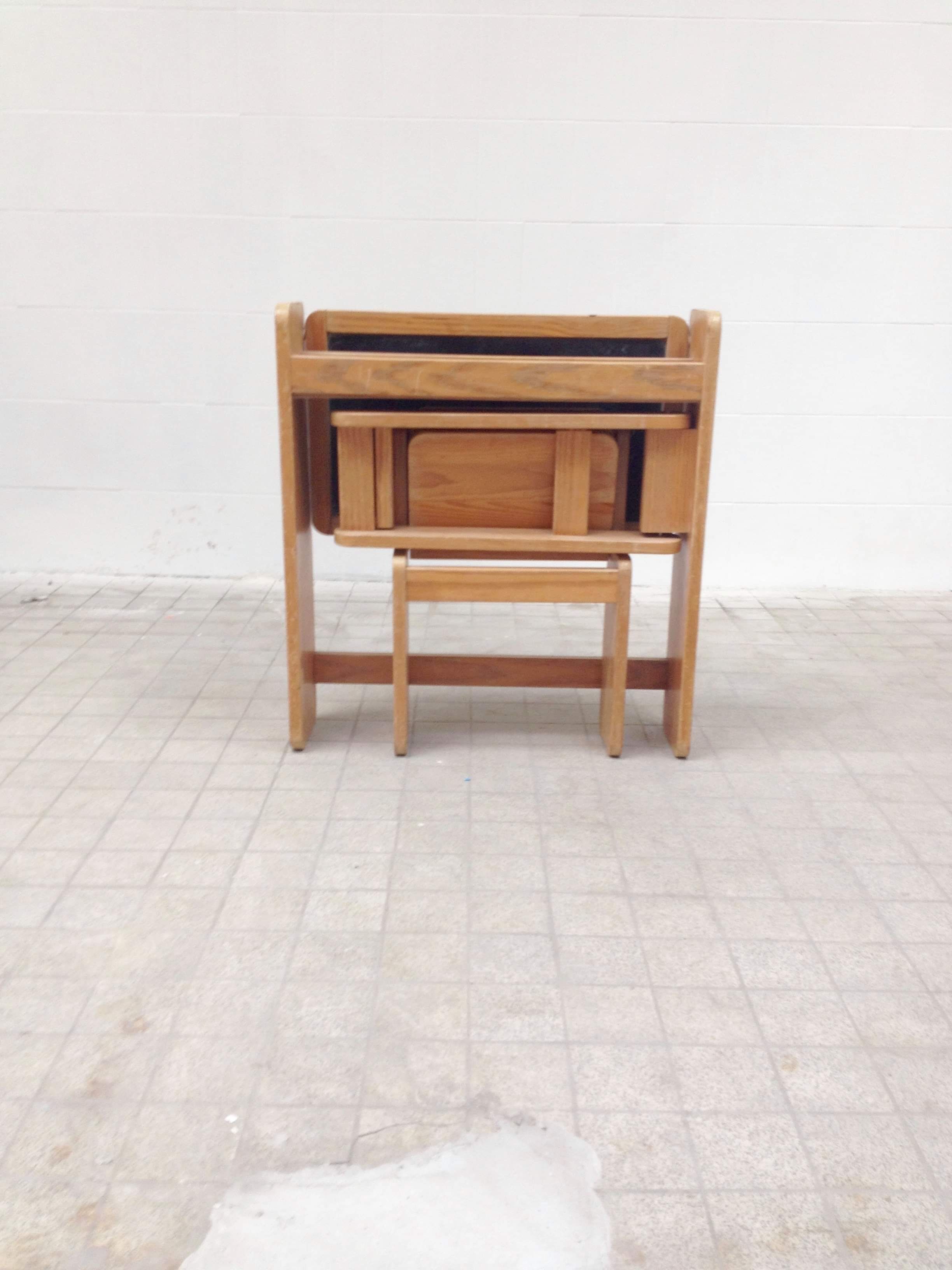 Vintage foldable child desk, year 70