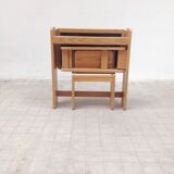 Vintage foldable child desk, year 70