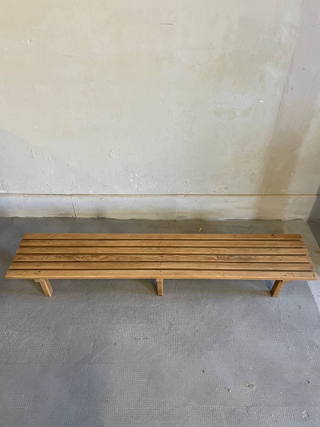 Wooden children's bench