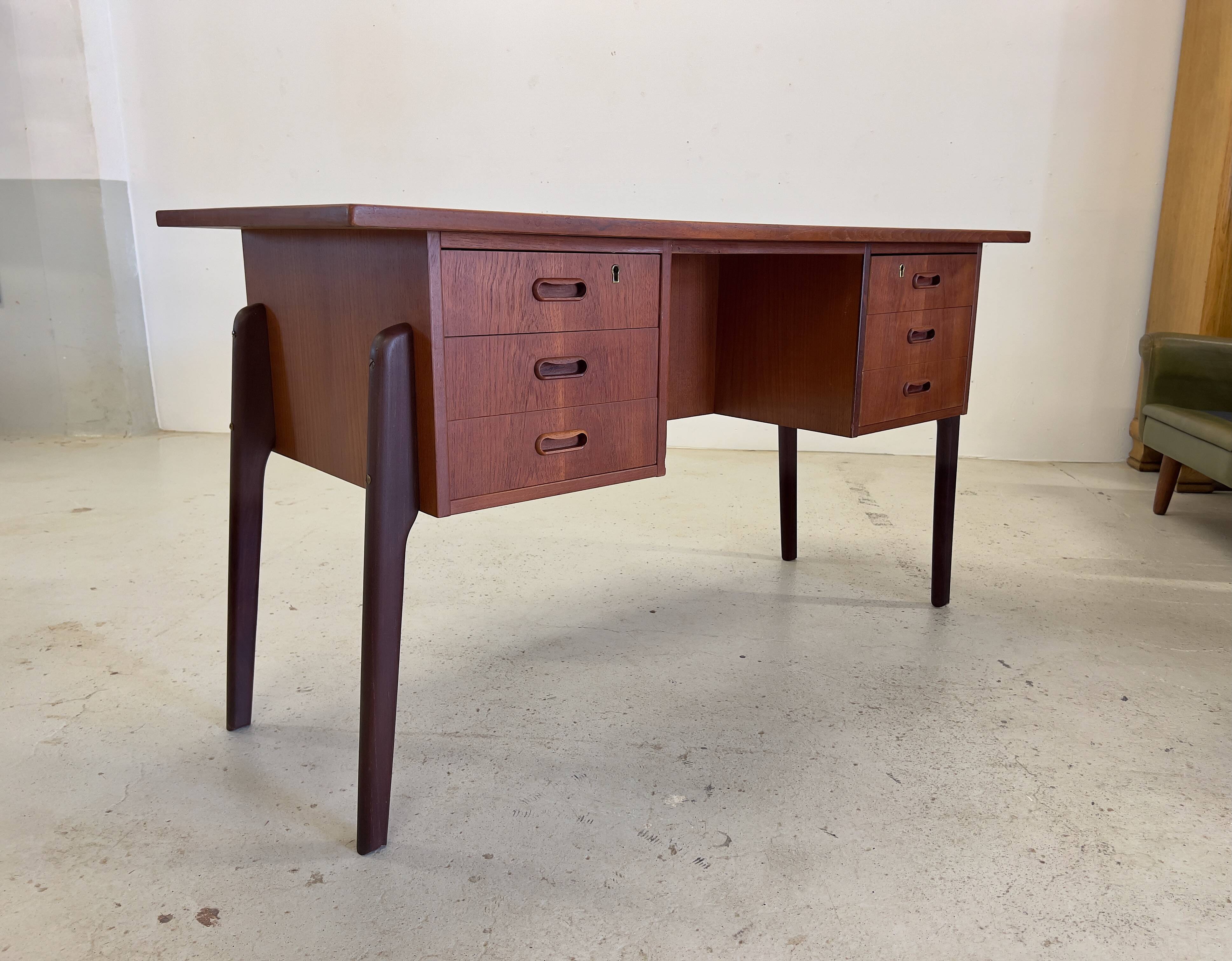 Danish Teak Desk, 1960s.