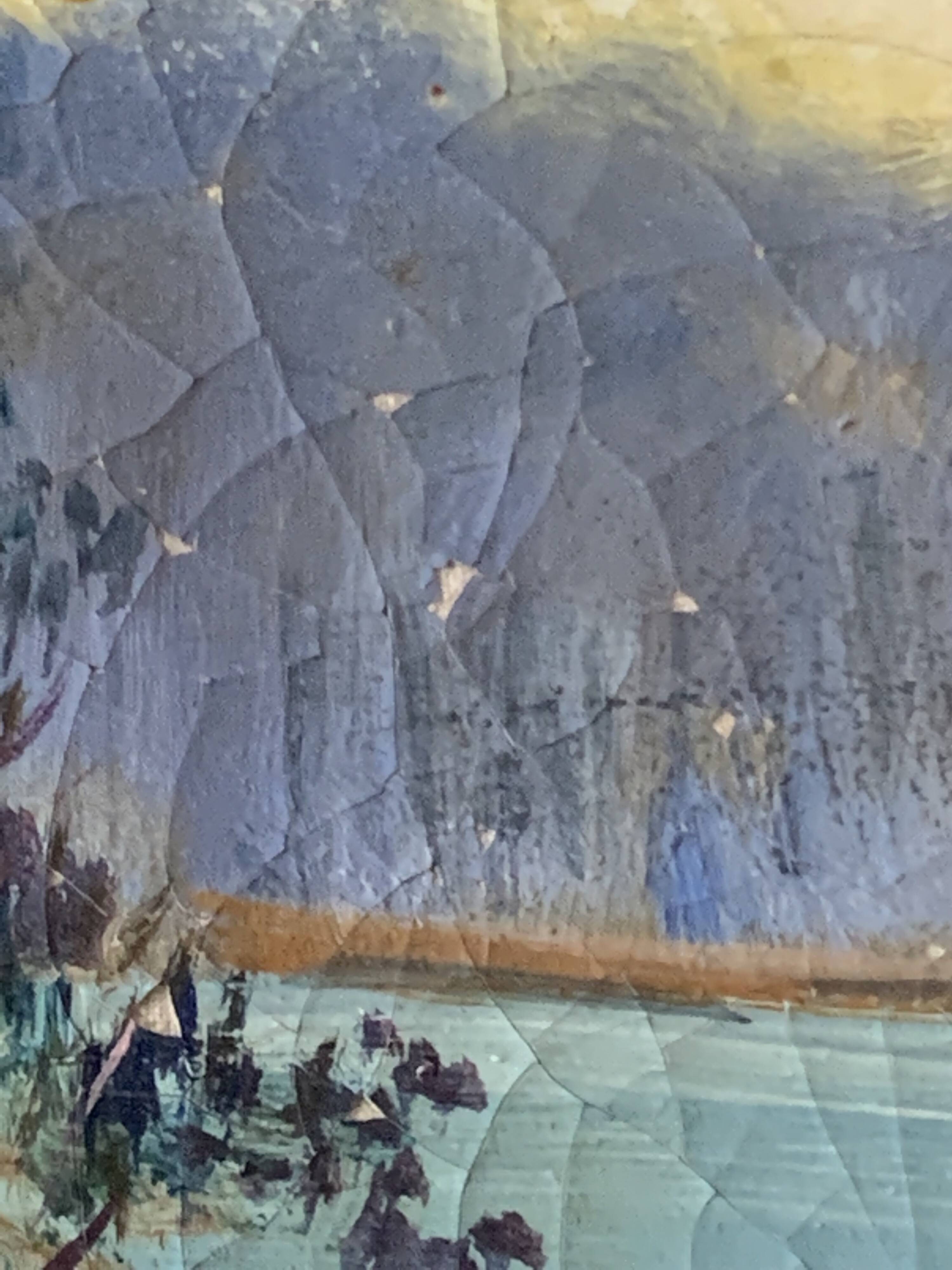 Hossegor and his pines, large triptych. 1946