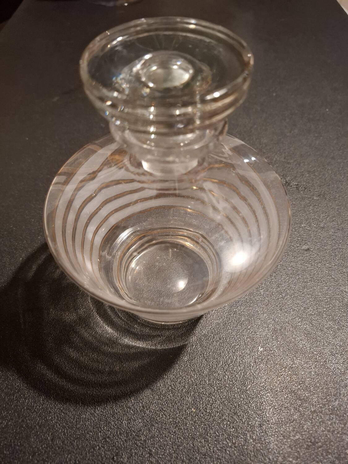 Art Deco liqueur carafe